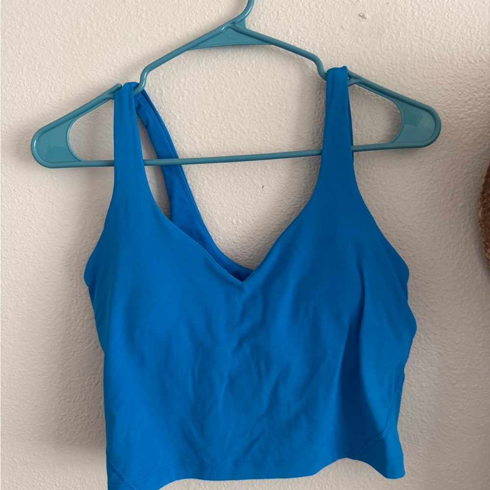 lululemon athletica Blue Tank Top